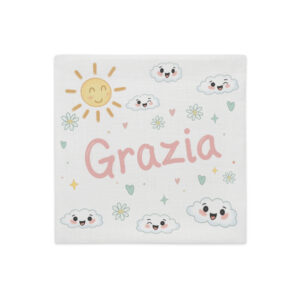 Federa cuscino personalizzata 45x45 - Design Giorno e Notte